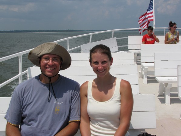 2010-08-01 - Jeremy and Kara on Boat